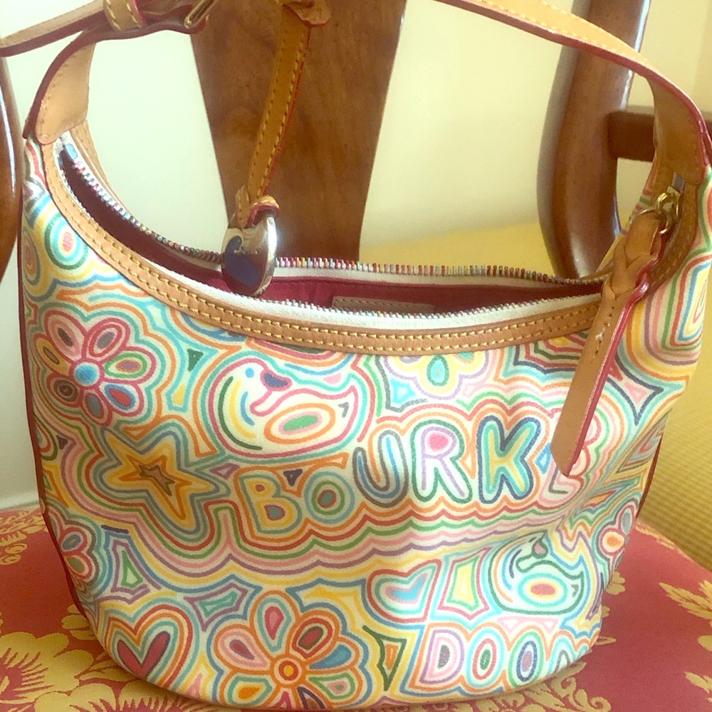 Vintage Rainbow Logo Multicolor Dooney & Bourke